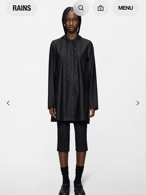 Rains A Line W Jacket Black